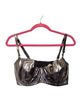 Victorias Secret Dream Angels Push-Up Without Padding Bra Silver 38DD NWOT